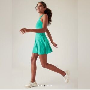 Athleta Teal Green Racerback Mini Dress